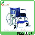 basic chrome steel wheelchair